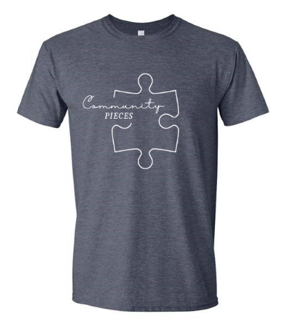 Community Pieces TShirt(Heather Navy color)